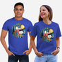 Painting The Night-Unisex-Basic-Tee-glitchygorilla