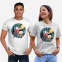 Painting The Night-Unisex-Basic-Tee-glitchygorilla