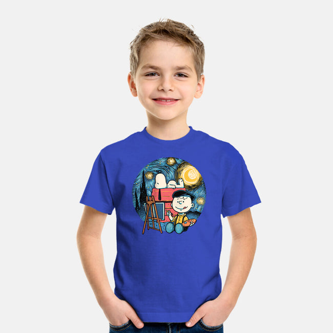 Painting The Night-Youth-Basic-Tee-glitchygorilla