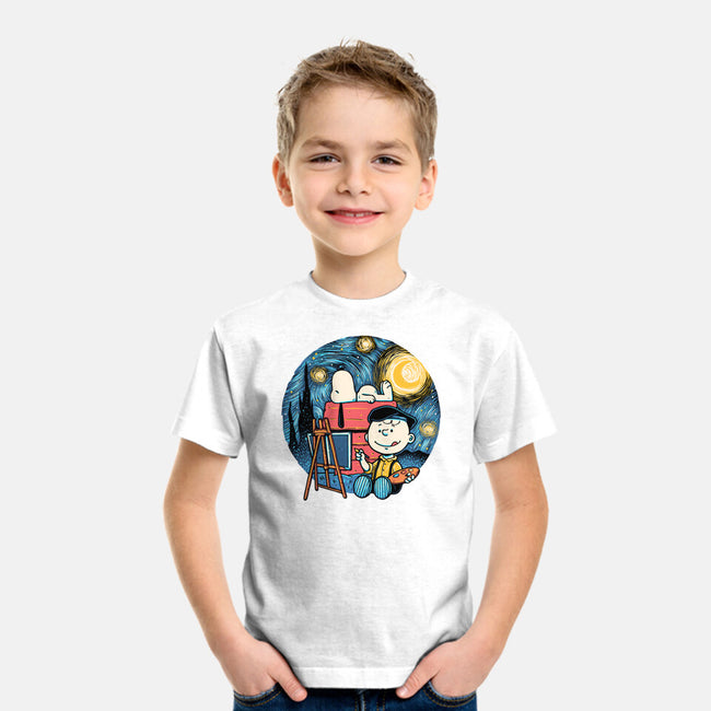 Painting The Night-Youth-Basic-Tee-glitchygorilla