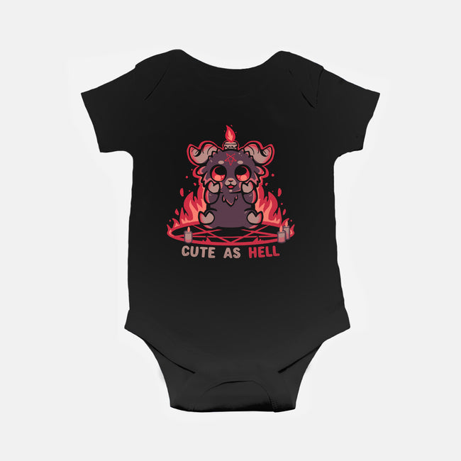 Feeling Cute As Hell-Baby-Basic-Onesie-TechraNova