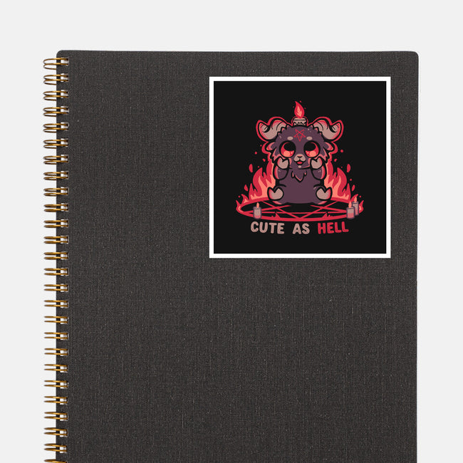 Feeling Cute As Hell-None-Glossy-Sticker-TechraNova
