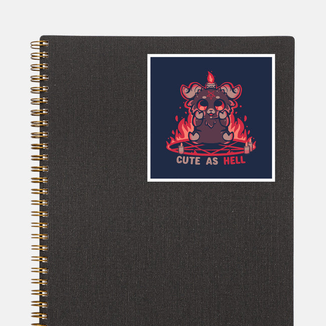 Feeling Cute As Hell-None-Glossy-Sticker-TechraNova