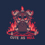 Feeling Cute As Hell-Womens-V-Neck-Tee-TechraNova