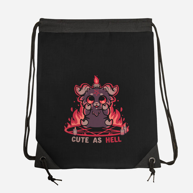 Feeling Cute As Hell-None-Drawstring-Bag-TechraNova