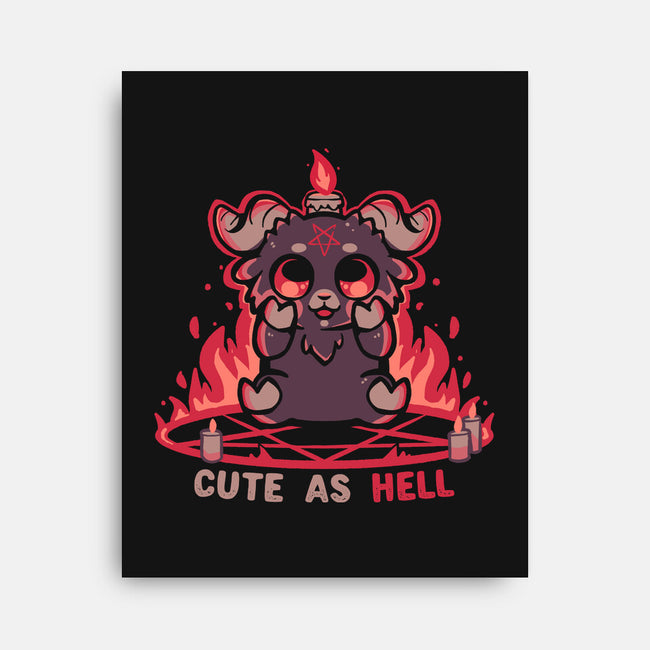 Feeling Cute As Hell-None-Stretched-Canvas-TechraNova