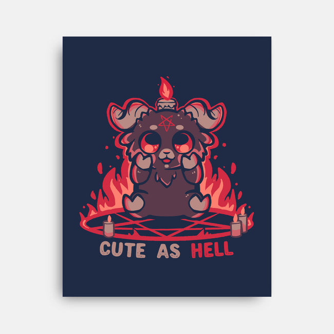 Feeling Cute As Hell-None-Stretched-Canvas-TechraNova