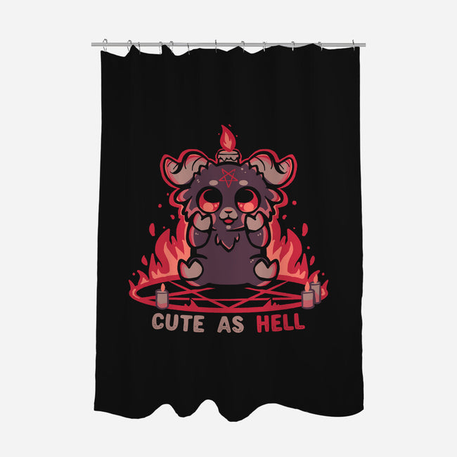 Feeling Cute As Hell-None-Polyester-Shower Curtain-TechraNova