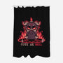 Feeling Cute As Hell-None-Polyester-Shower Curtain-TechraNova