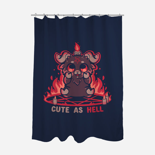 Feeling Cute As Hell-None-Polyester-Shower Curtain-TechraNova