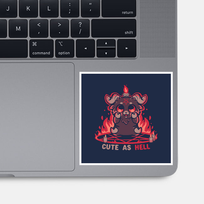 Feeling Cute As Hell-None-Glossy-Sticker-TechraNova