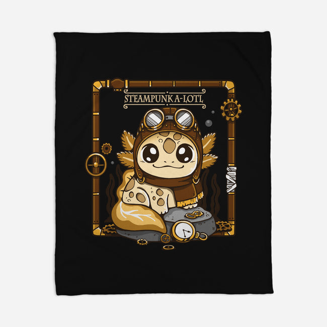 Steampunk A-lotl-None-Fleece-Blanket-Vallina84