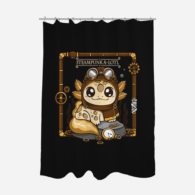 Steampunk A-lotl-None-Polyester-Shower Curtain-Vallina84