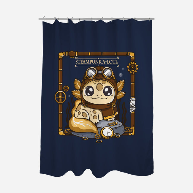 Steampunk A-lotl-None-Polyester-Shower Curtain-Vallina84