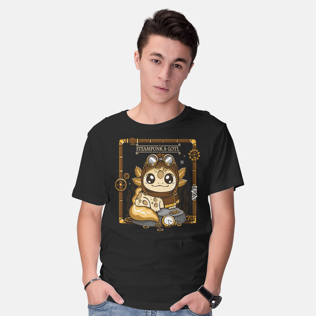 Steampunk A-lotl-Mens-Basic-Tee-Vallina84
