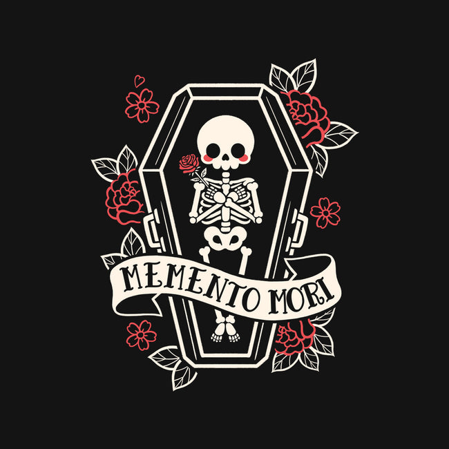 Memento Mori Cute Skeleton-None-Stretched-Canvas-NemiMakeit