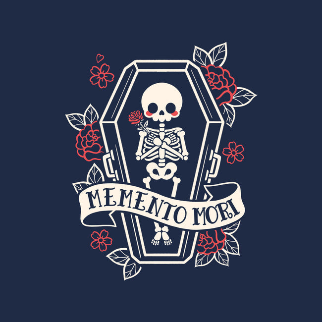 Memento Mori Cute Skeleton-None-Stretched-Canvas-NemiMakeit