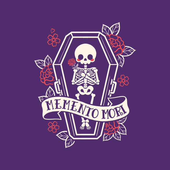 Memento Mori Cute Skeleton-None-Stretched-Canvas-NemiMakeit