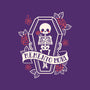 Memento Mori Cute Skeleton-None-Stretched-Canvas-NemiMakeit