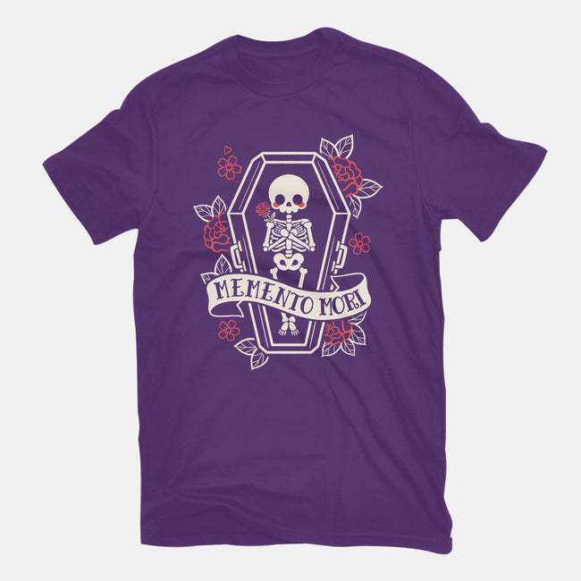 Memento Mori Cute Skeleton-Mens-Basic-Tee-NemiMakeit