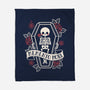 Memento Mori Cute Skeleton-None-Fleece-Blanket-NemiMakeit