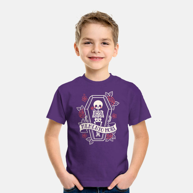 Memento Mori Cute Skeleton-Youth-Basic-Tee-NemiMakeit