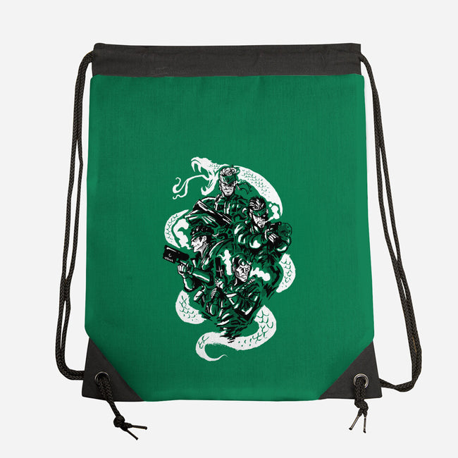 Snake Legacy-None-Drawstring-Bag-demonigote