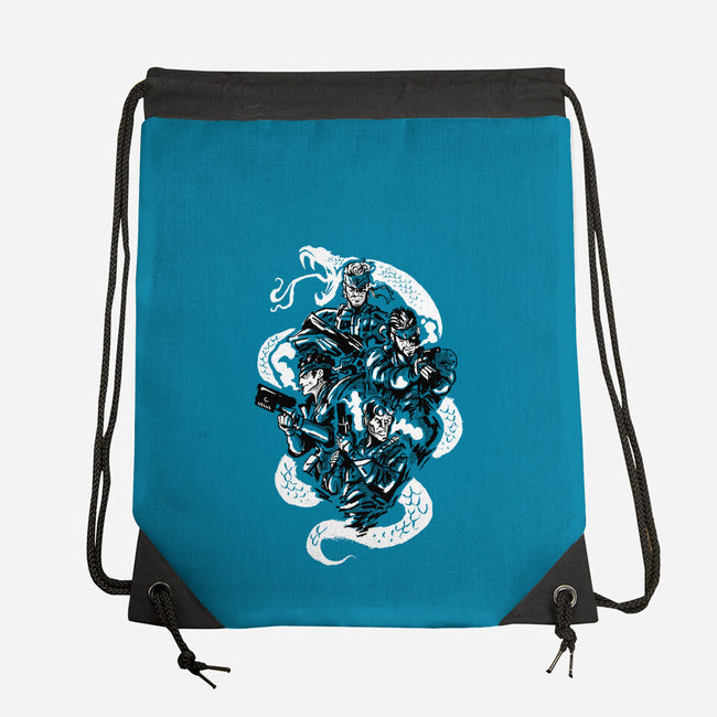 Snake Legacy-None-Drawstring-Bag-demonigote