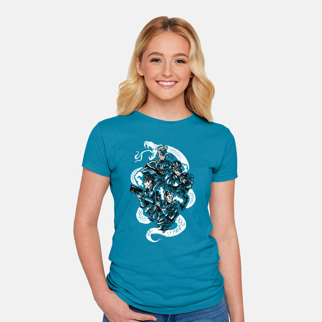 Snake Legacy-Womens-Fitted-Tee-demonigote