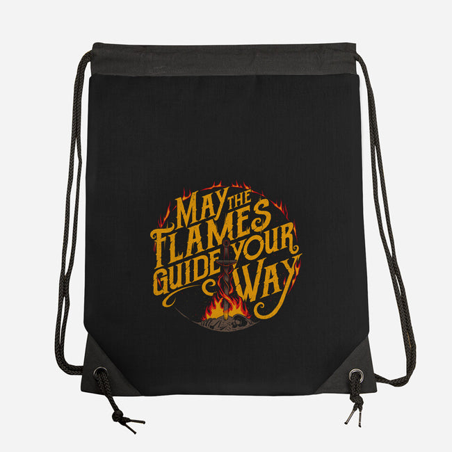 May The Flames-None-Drawstring-Bag-yumie
