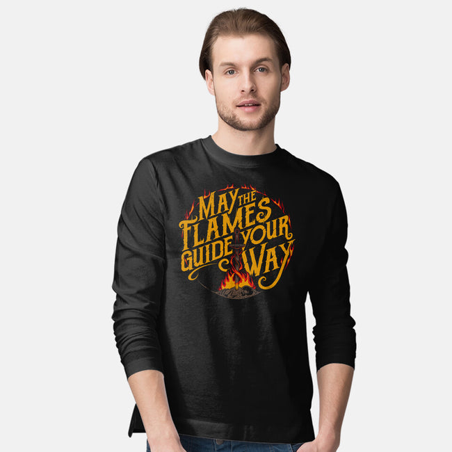 May The Flames-Mens-Long Sleeved-Tee-yumie