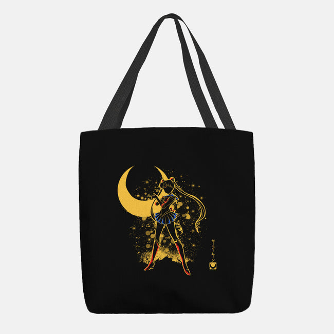 Moon Girl-None-Basic Tote-Bag-yumie