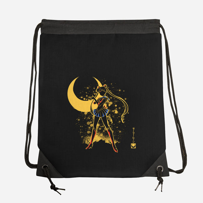 Moon Girl-None-Drawstring-Bag-yumie