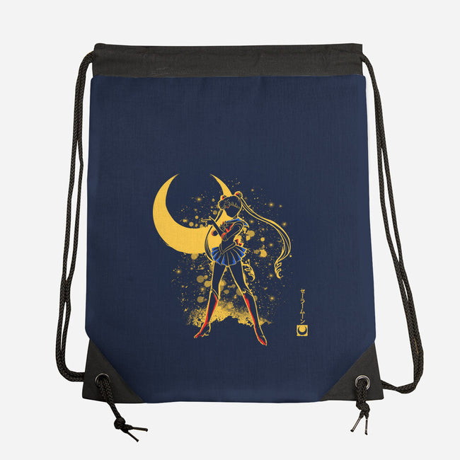 Moon Girl-None-Drawstring-Bag-yumie