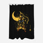 Moon Girl-None-Polyester-Shower Curtain-yumie