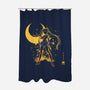 Moon Girl-None-Polyester-Shower Curtain-yumie