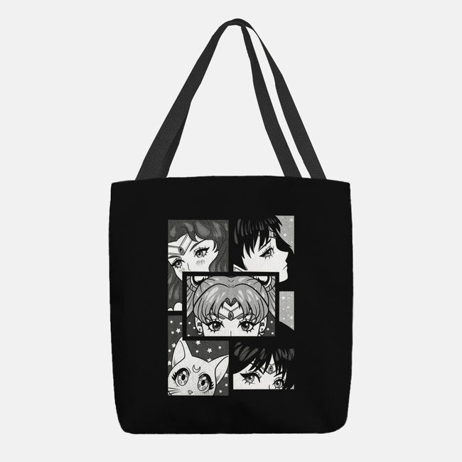Moon And Planets-None-Basic Tote-Bag-yumie