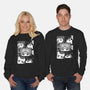 Moon And Planets-Unisex-Crew Neck-Sweatshirt-yumie