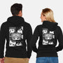 Moon And Planets-Unisex-Zip-Up-Sweatshirt-yumie