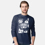 Moon And Planets-Mens-Long Sleeved-Tee-yumie