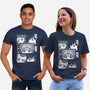 Moon And Planets-Unisex-Basic-Tee-yumie