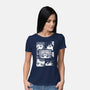 Moon And Planets-Womens-Basic-Tee-yumie