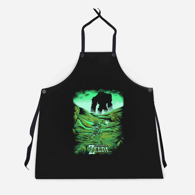 The Shado Of Zelda-Unisex-Kitchen-Apron-yumie