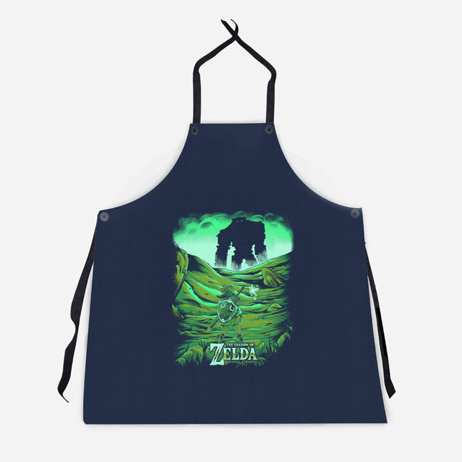 The Shado Of Zelda-Unisex-Kitchen-Apron-yumie