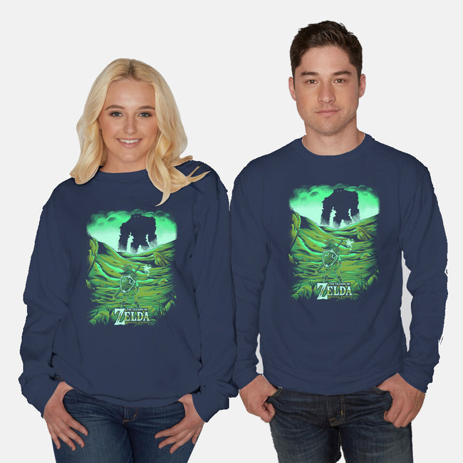 The Shado Of Zelda-Unisex-Crew Neck-Sweatshirt-yumie