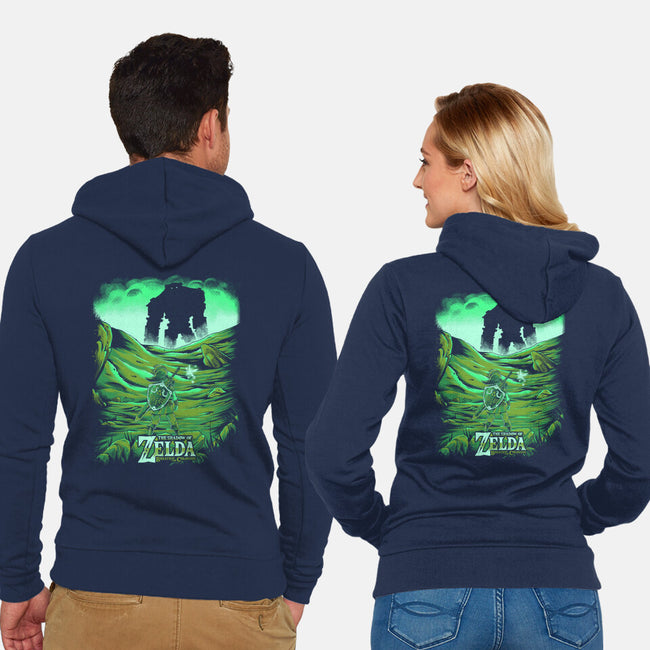 The Shado Of Zelda-Unisex-Zip-Up-Sweatshirt-yumie