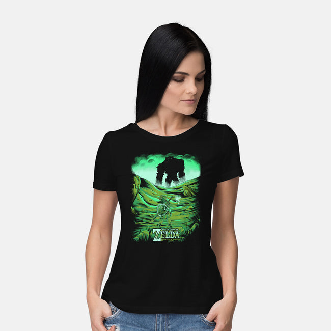 The Shado Of Zelda-Womens-Basic-Tee-yumie