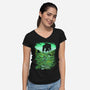 The Shado Of Zelda-Womens-V-Neck-Tee-yumie