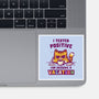 I Need A Vacation-None-Glossy-Sticker-kg07