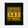 Certified Grill Master-None-Fleece-Blanket-kg07